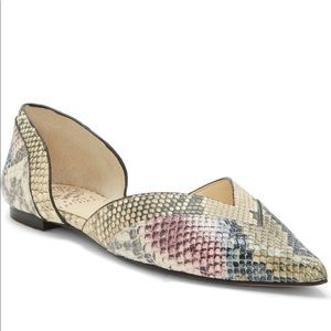 Faux Snakeskin D’Orsay Flat - New in Box